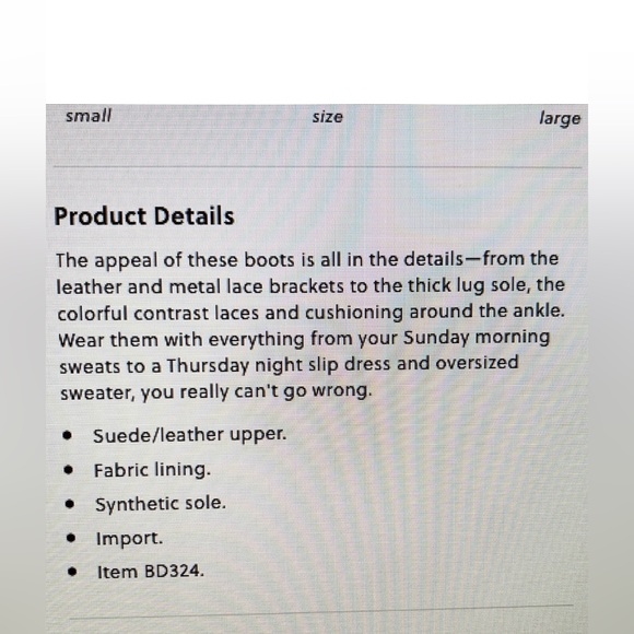 🍁JCREW NEW! Elsa Black Suede Lace Up Boots Sz 9 - Picture 5 of 12